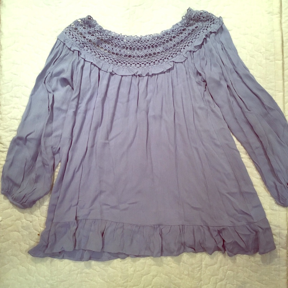 Umgee light blue tunic
